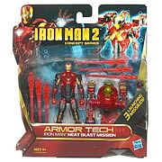 Iron Man Armor Tech Deluxe Heat Blast Mission Action Figure